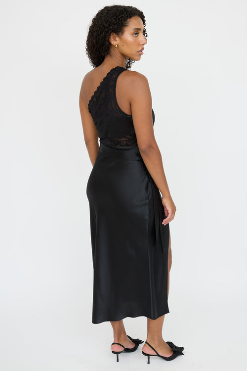 Cami NYC Silk One Shoulder Dress