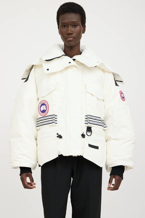 Canada GooseX Angel Chen Snow Mantra Cropped Jacket