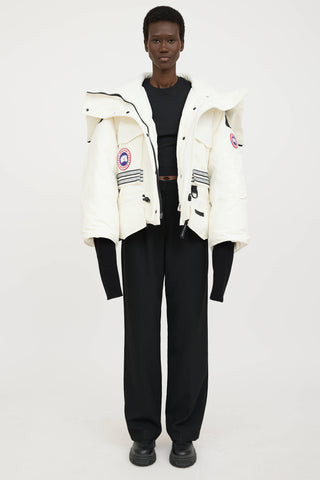 Canada GooseX Angel Chen Snow Mantra Cropped Jacket