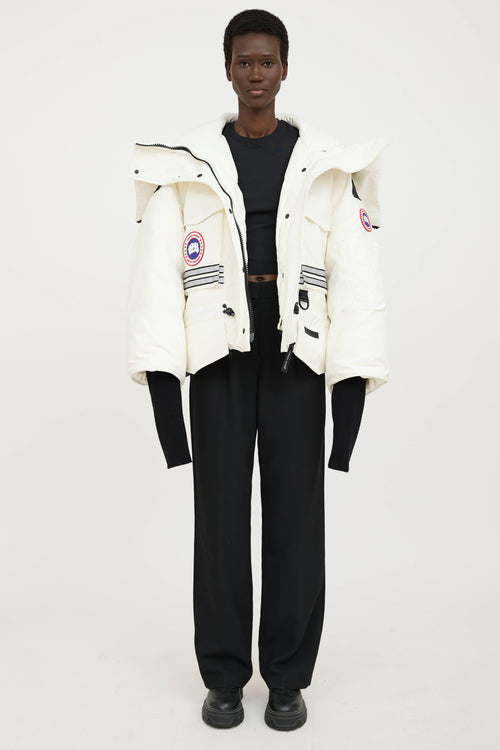Canada GooseX Angel Chen Snow Mantra Cropped Jacket