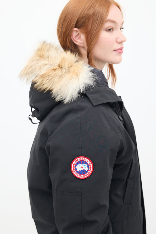 Canada Goose Black Down Chilliwack Heritage Bomber Jacket