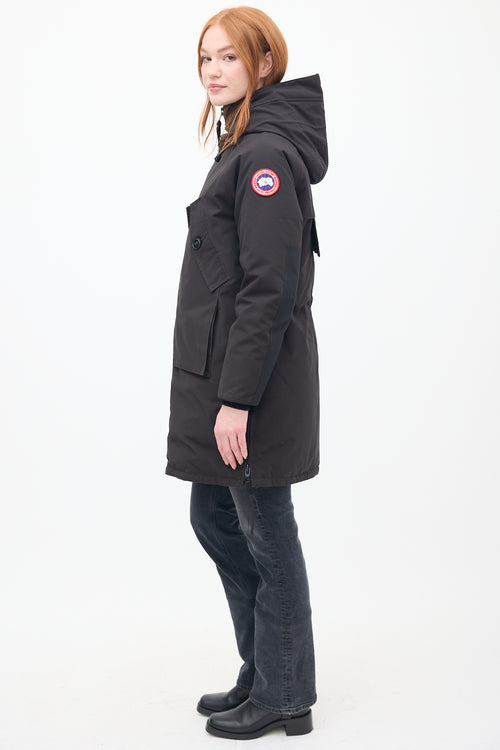 Canada Goose Black Down Olympia Parka