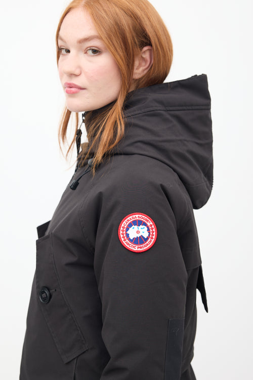 Canada Goose Black Down Olympia Parka