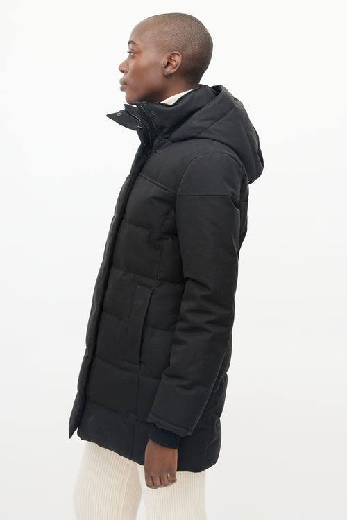 Canada Goose Black Hooded Annecy Parka