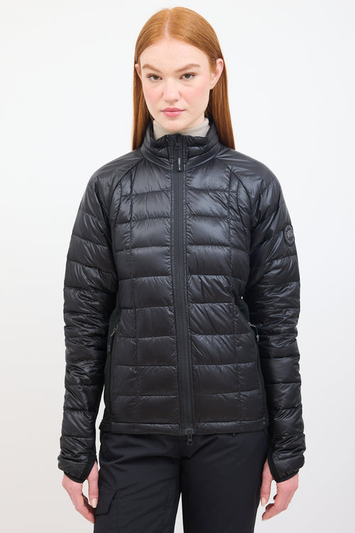 Canada Goose Black Quilted HyBridge Lite Down Jacket