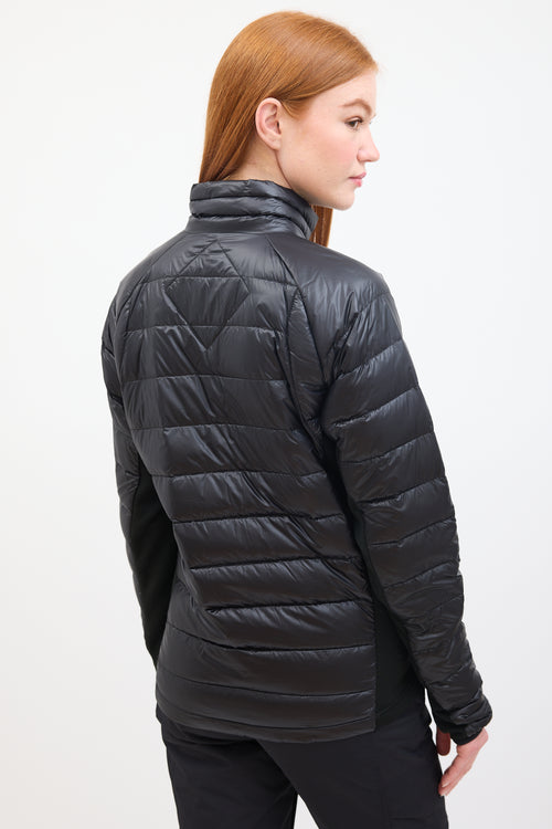 Canada Goose Black Quilted HyBridge Lite Down Jacket