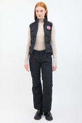 Canada Goose Black Quilted Puffer Freestyle Down Vest
