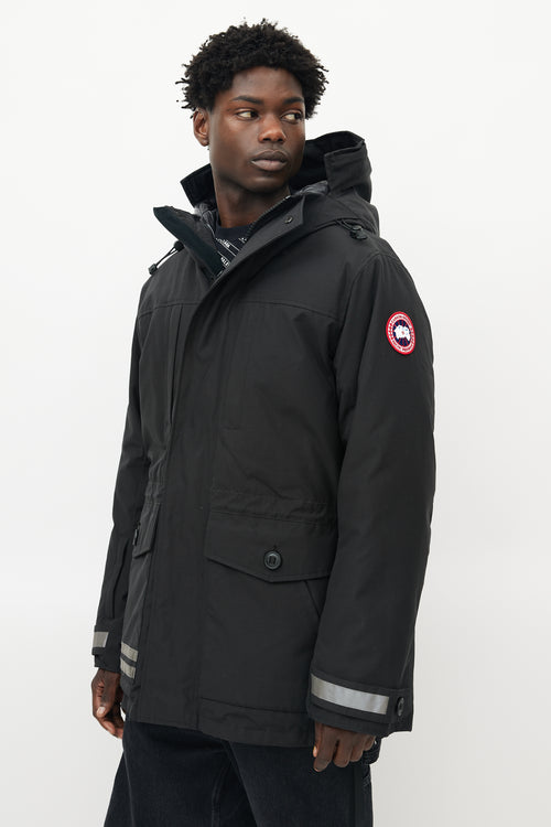 Canada Goose Black Toronto Down Reflective Jacket
