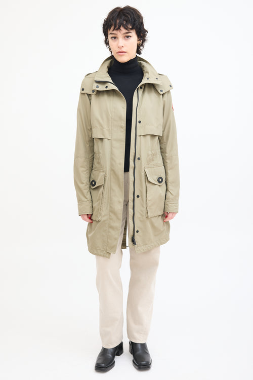 Canada Goose Green Cavalry Trench Coat