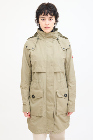 Canada Goose Green Cavalry Trench Coat