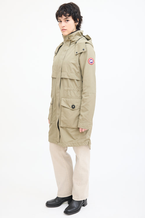 Canada Goose Green Cavalry Trench Coat