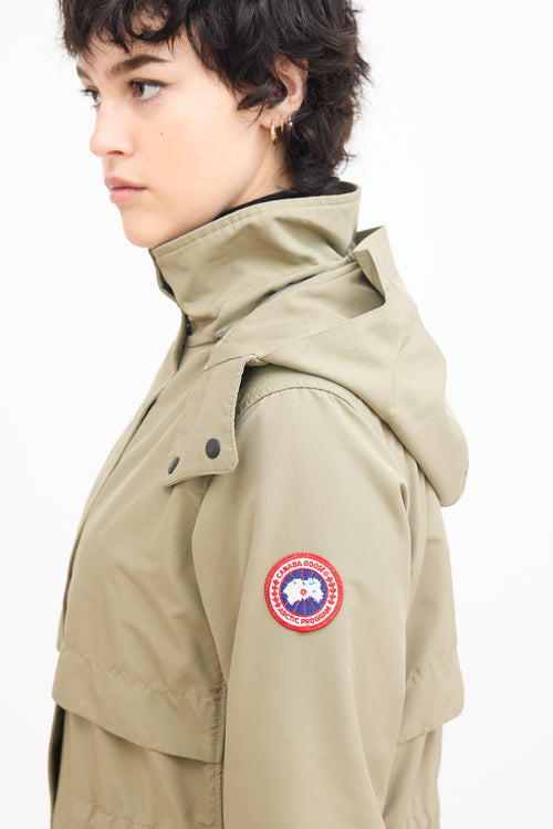 Canada Goose Green Cavalry Trench Coat