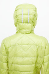 Canada Goose Green Nylon Hybridge Hooded Jacket
