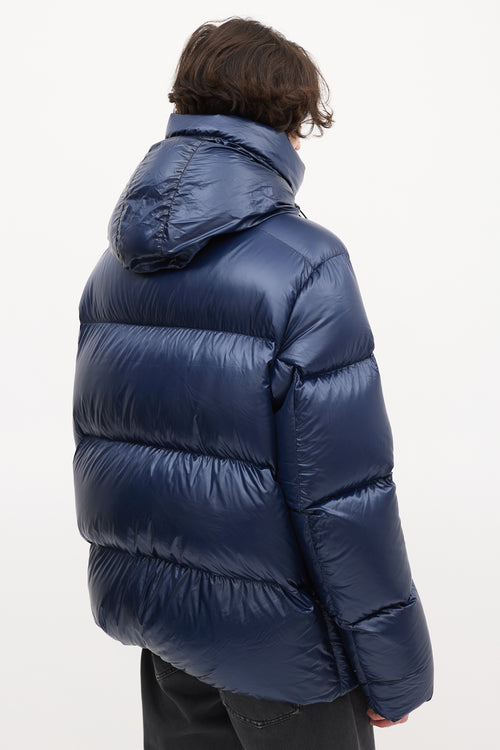 Canada Goose Navy Down & Nylon Crofton Puffer Jacket