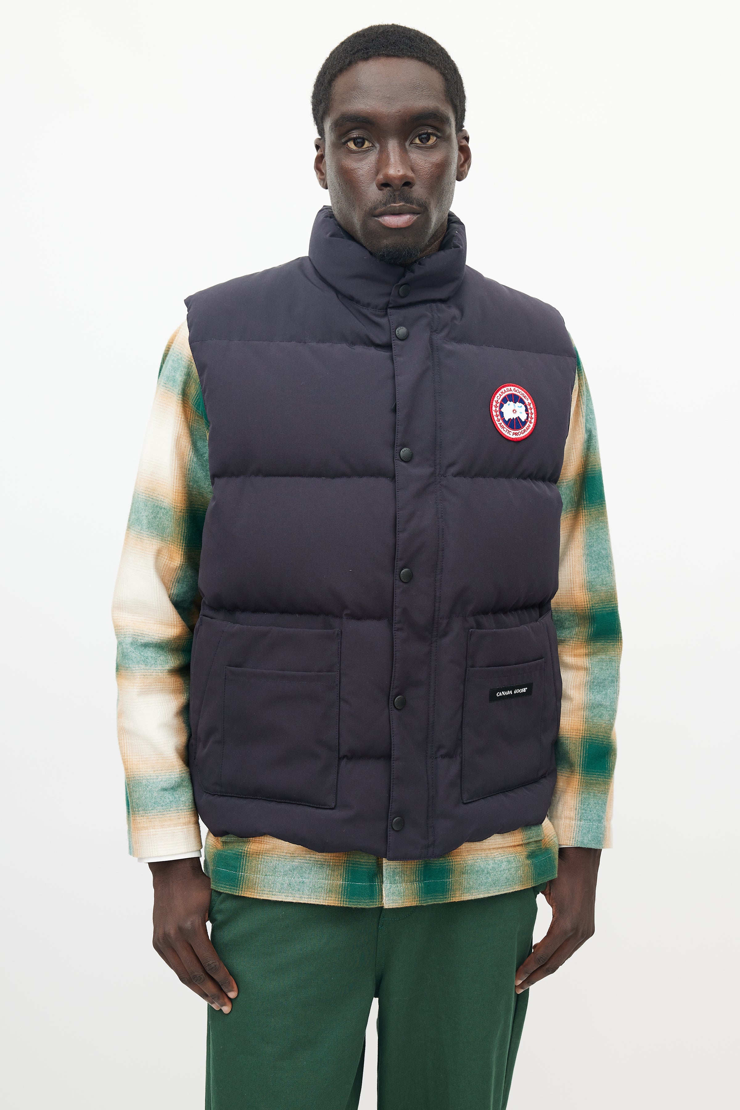 Canada Goose // Navy Down Puffer Vest – VSP Consignment