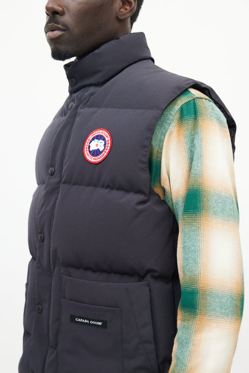 Canada Goose Navy Down Puffer Vest