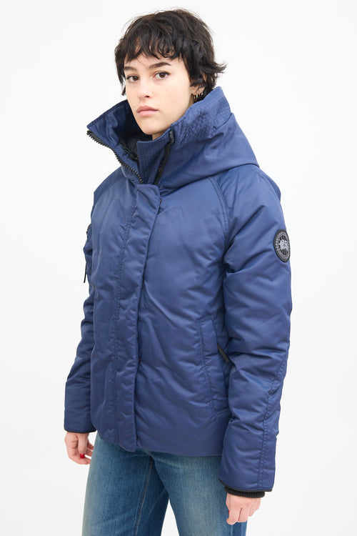 Canada Goose Navy Everleigh Bomber Down Jacket