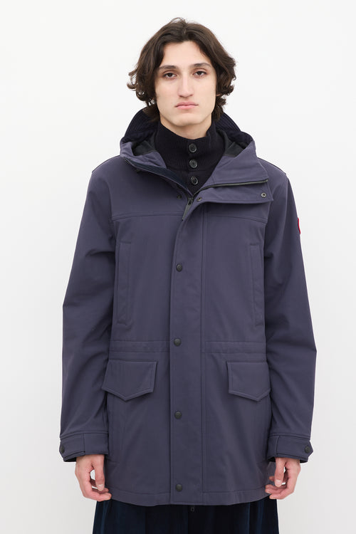 Canada Goose Navy Nylon Cargo Bay Jacket