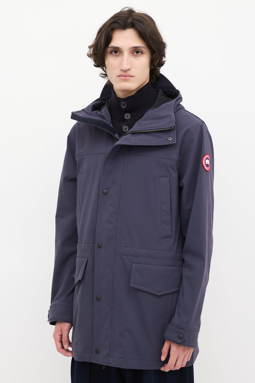 Canada Goose Navy Nylon Cargo Bay Jacket