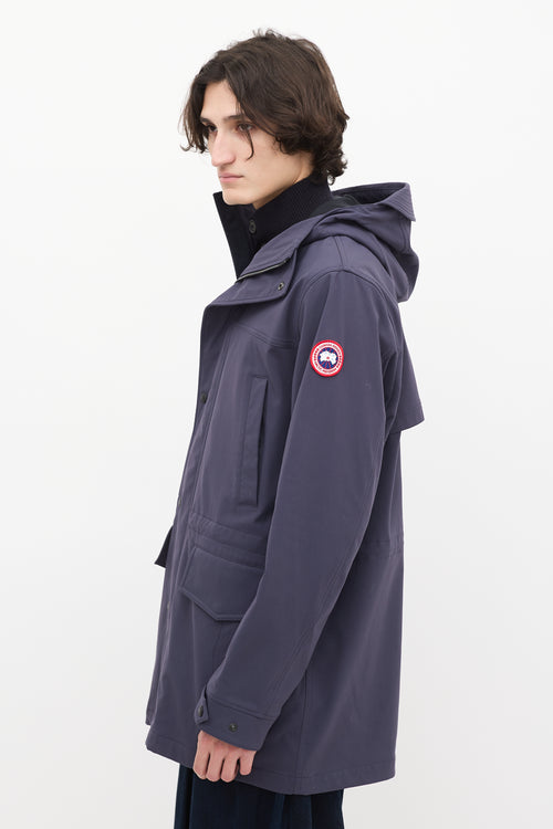 Canada Goose Navy Nylon Cargo Bay Jacket