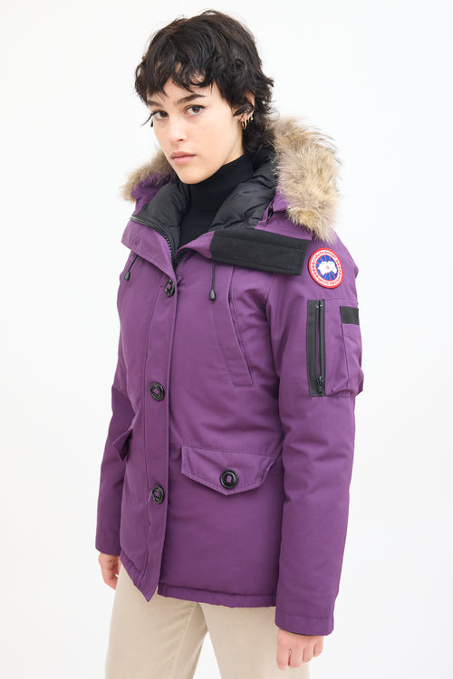 Canada Goose Purple Montebello Heritage Down Parka