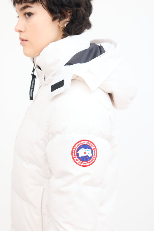 Canada Goose White Solaris Down Parka