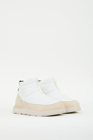 Canada Goose White & Cream Cypress Puffer Boot