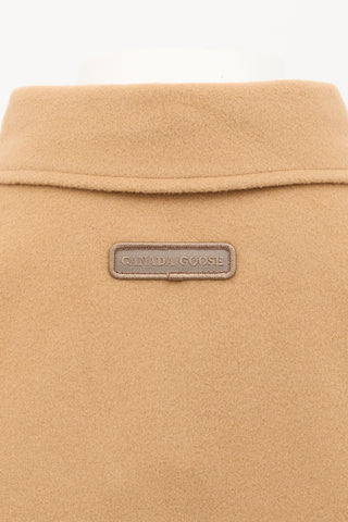 Canada Goose Wool Balas Cropped Shacket