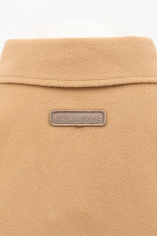 Canada Goose Wool Balas Cropped Shacket