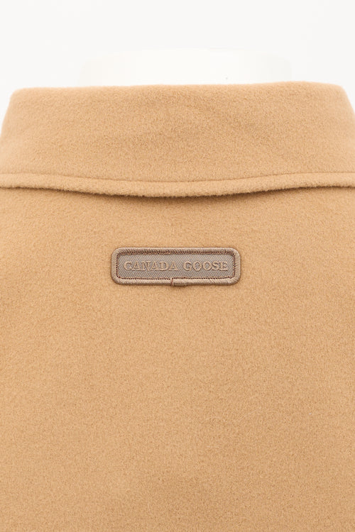 Canada Goose Wool Balas Cropped Shacket