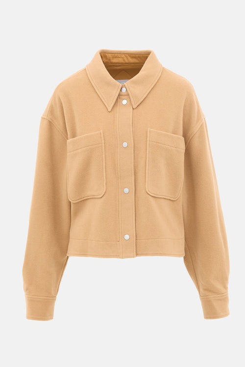 Canada Goose Wool Balas Cropped Shacket