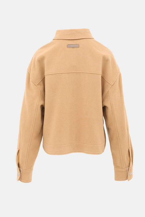 Canada Goose Wool Balas Cropped Shacket