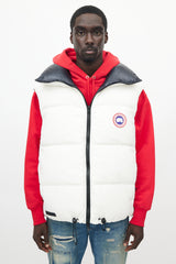 Canada Goose X Angel Chen White & Navy Bayan Reversible Down Vest