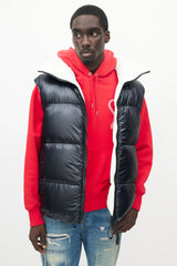 Canada Goose X Angel Chen White & Navy Bayan Reversible Down Vest