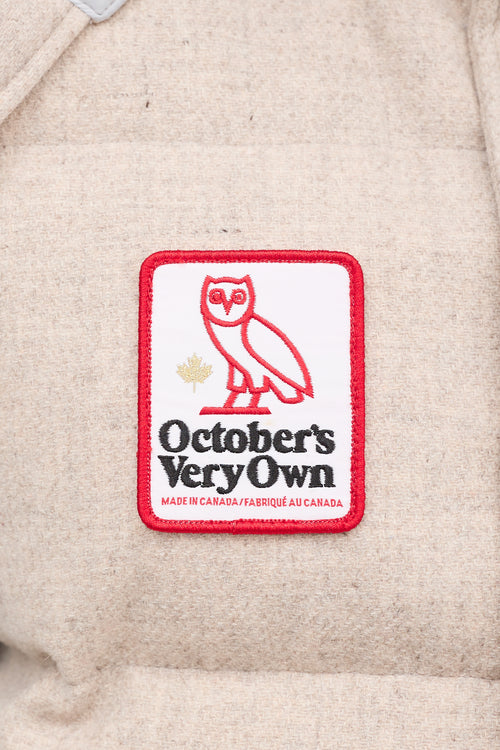 Canada Goose X OVO Beige Down & Wool Freestyle Vest