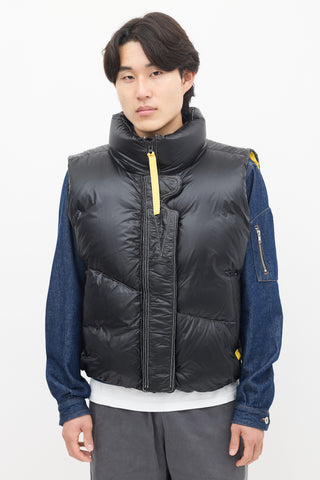 Canada Goose X Pyer Moss Black & Yellow Down Puffer Vest