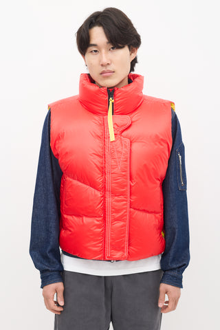 Canada Goose X Pyer Moss Red & Yellow Down Puffer Vest