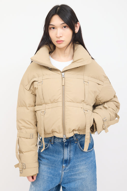 Canada Goose x Rokh x Matt McCormick Beige Down Strap Puffer Jacket