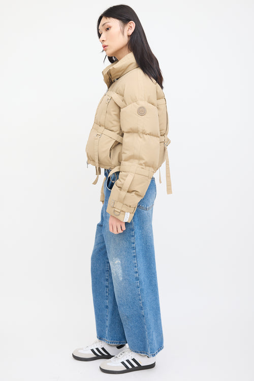 Canada Goose x Rokh x Matt McCormick Beige Down Strap Puffer Jacket