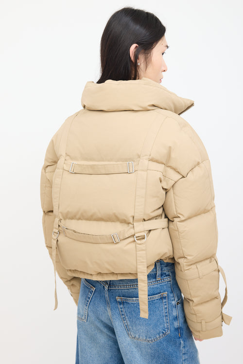 Canada Goose x Rokh x Matt McCormick Beige Down Strap Puffer Jacket