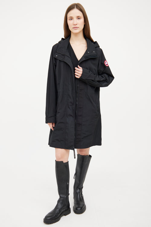 Canada Goose Black Belcarra Shell Coat