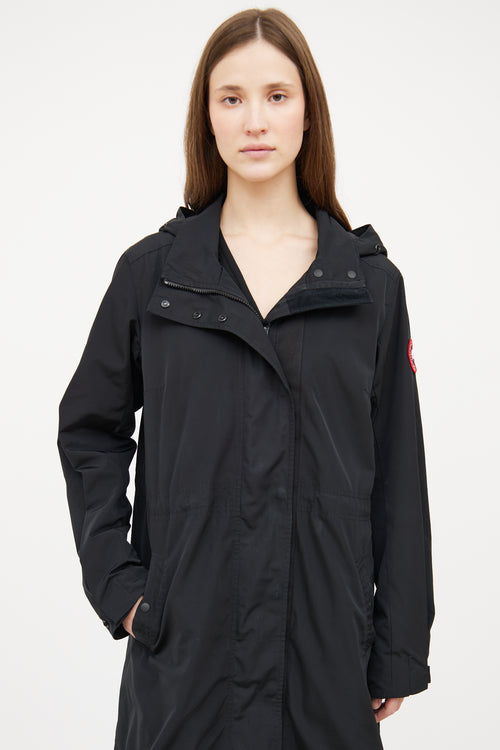 Canada Goose Black Belcarra Shell Coat