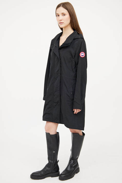 Canada Goose Black Belcarra Shell Coat