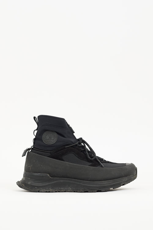 Canada Goose Black Waterproof Glacier Trail Sneaker