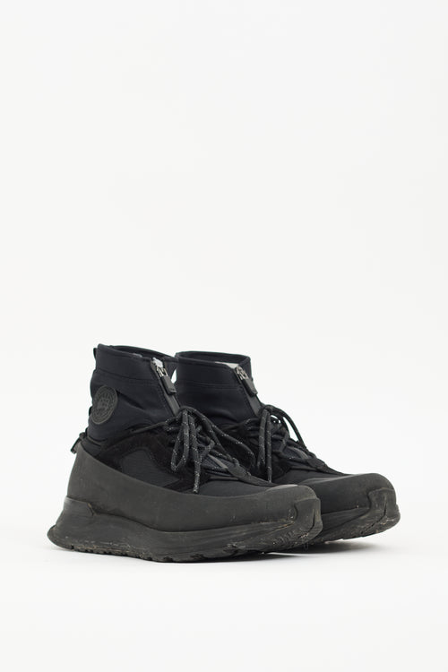 Canada Goose Black Waterproof Glacier Trail Sneaker