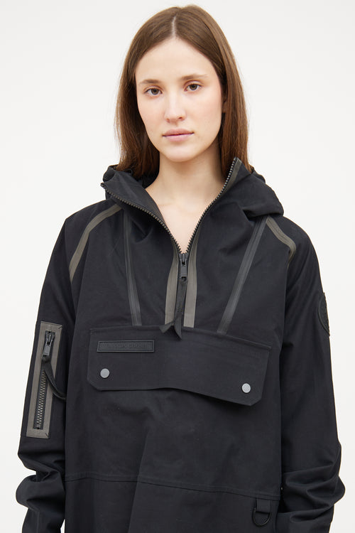 Canada Goose Black Polaris Anorak Jacket