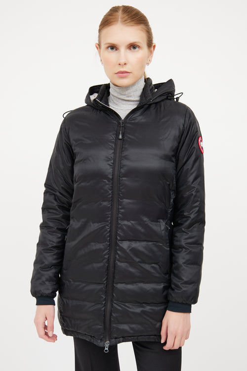 Canada Goose Black Down "Camp" Jacket