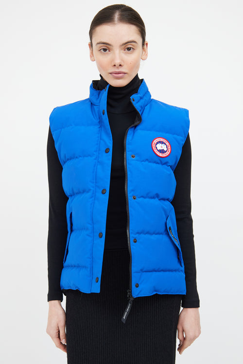 Canada Goose Blue Down Vest