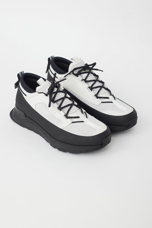 Canada Goose White & Black Glacier Trail Sneaker