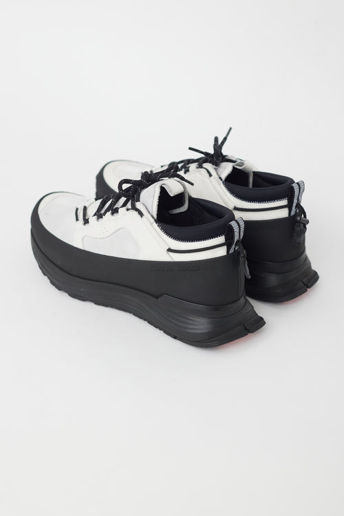 Canada Goose White & Black Glacier Trail Sneaker